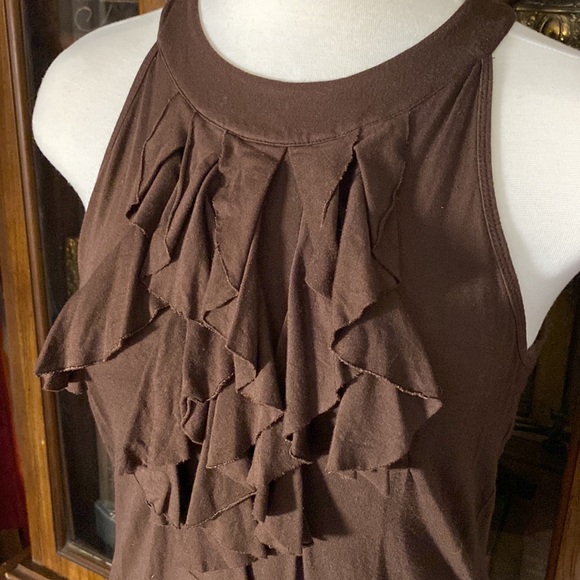 August Silk Ascot style tank top. Size M. - Picture 2 of 6
